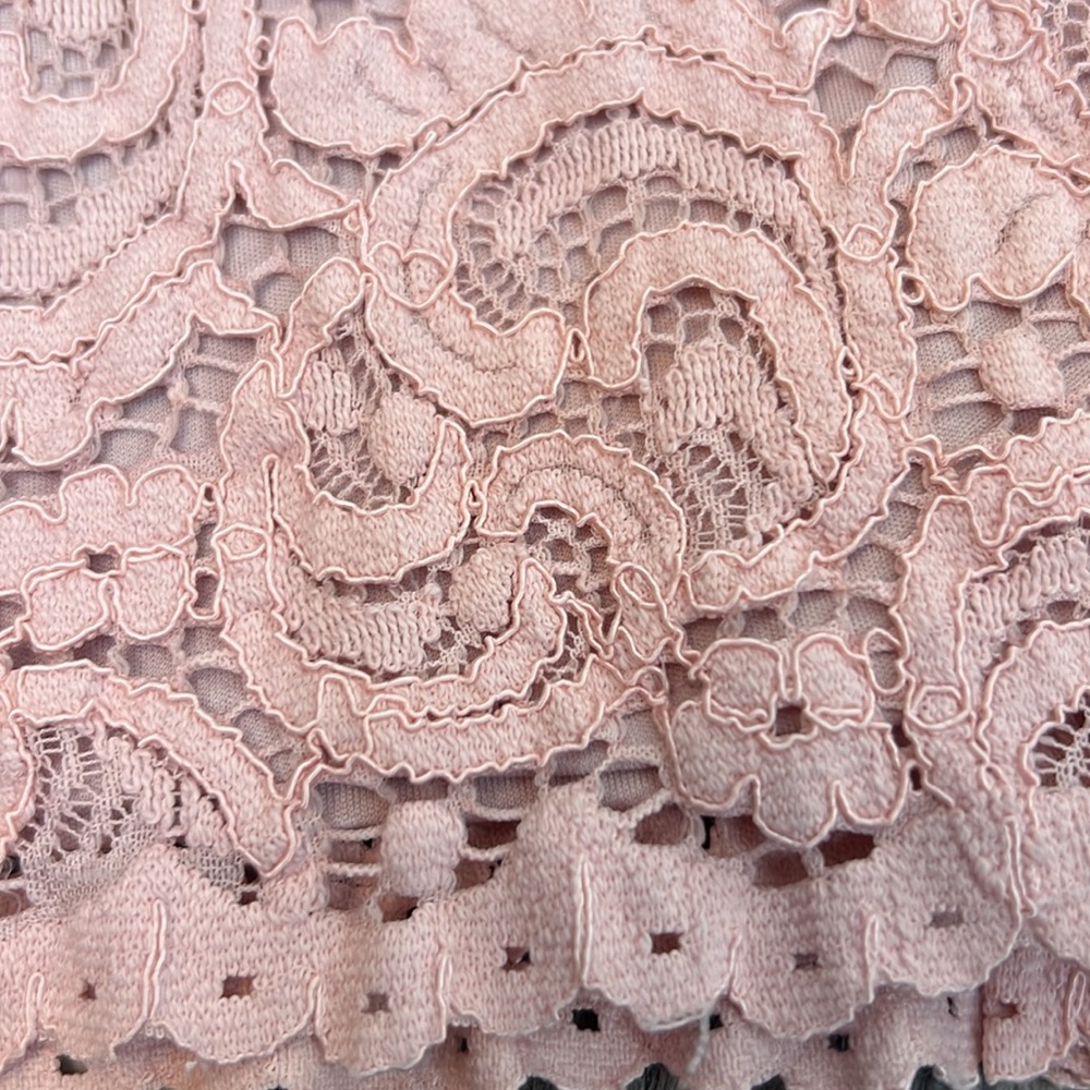 Zara Basic Collections Lace Stretch Midi Skirt - … - image 4